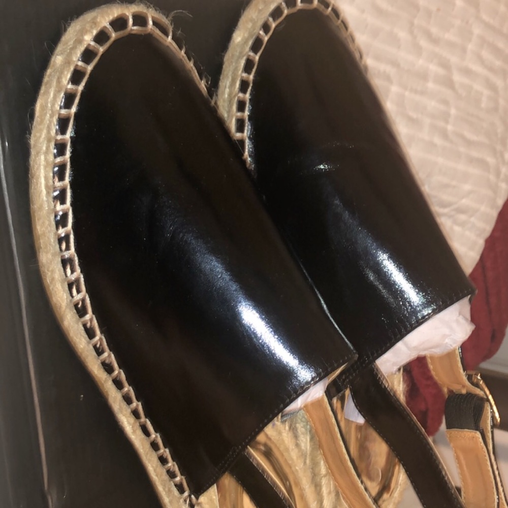 Black espadrille size 37